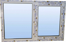 Вікно поворотно-відкидне OpenTeck DE-LUX 60 1400x900 мм праве 