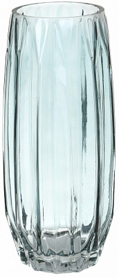 Ваза стеклянная Valley 28 см зеленая прозрачная JY-23DFX703B