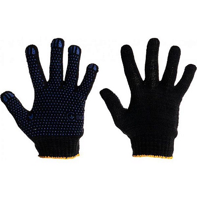Рукавички MasterOK 3DMaster-ВК9-10 5 пар з покриттям ПВХ крапка XL (10)