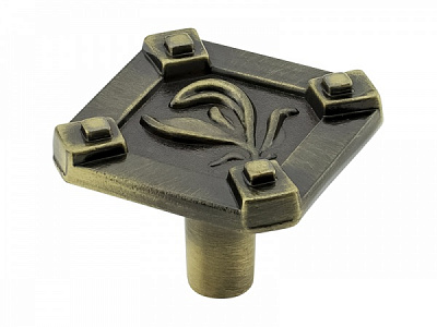 Ручка-кнопка накладная DC KR 56 AB латунь