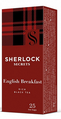Чай черный Sherlock Secrets English breakfast 25 шт. 50 г 