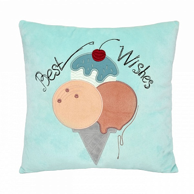 Подушка декоративна Tigres Ice cream блакитний ПД-0466