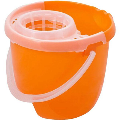 Відро для прибирання Кругле з віджимом 9 л