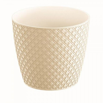 Горшок для цветов Prosperplast ORIENT 260 мм круглый 11 л кремовый (26682-728) 