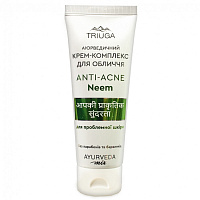 Крем для обличчя Triuga Herbal ANTI- ACNE аюрведичний комплекс Neem 75 мл