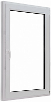 Окно поворотно-откидное Windoff's 58 500x1000 мм правое 