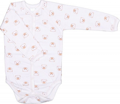 Боди детское унисекс Baby Veres Baby Bear р.74 коричневый 