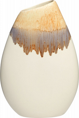 Ваза керамічна оранжева охра 30,5 см Bernardo