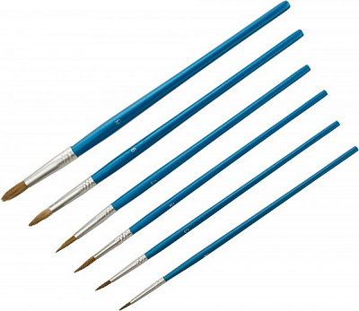 Набор кистей (1, 3, 5, 7, 9, 11) 6 шт. Nota Bene 