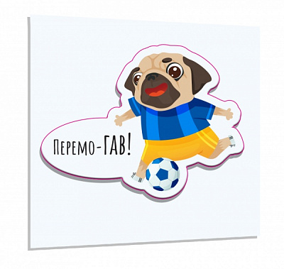 Стікер Студія Арті «футбол живе всюди»