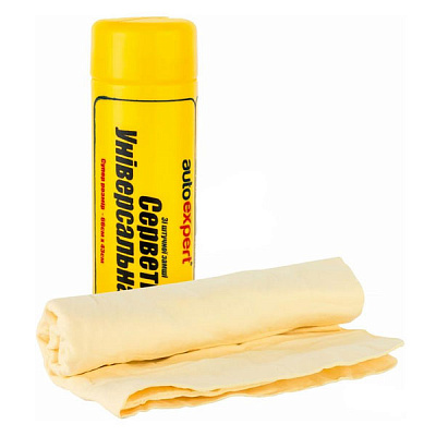 Салфетка замшевая Omaks 64х43 см.