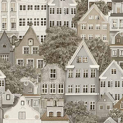 Шпалери Слов'янські шпалери Expromt Будиночки 5671-10