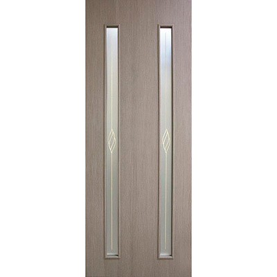 Дверное полотно ОМиС Вероника ЗС+КМ 90 см сосна мадейра