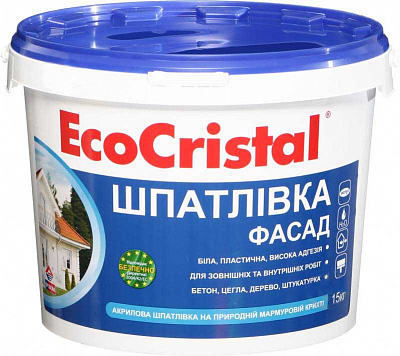 Шпаклевка EcoCristal Фасад ІР-21 15 кг
