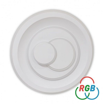 Світильник світлодіодний Hopfen з пультом ДК 88 Вт білий 3000-6500 К SONNE 88W RGB