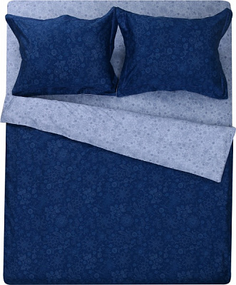 Комплект постельного белья Lamego 2 синий с голубым Lameirinho 