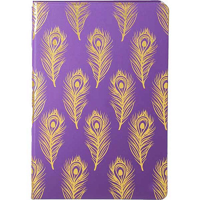 Книга для записей Перо A5 96 листов пурпурный