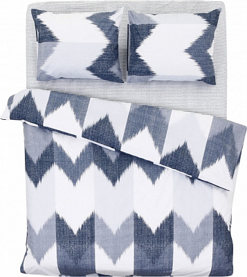 Комплект постільної білизни Північне сяйво 2 синій La Nuit (без простирадла)