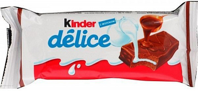 Батончик Kinder Delice шоколадний бісквіт 42 г (0000080052463)