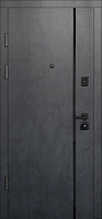 Дверь входная Abwehr MG3 535 086П (Бтантр+БС) /ЛКс+Ч ЛК(вн) бетон антрацит / бетон серый 2050х860 мм правая