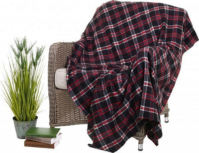Плед Chec 125x150 см разноцветный UP! (Underprice) 