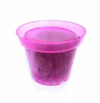 Комплект для пересадки орхидей D150 круглый розовый 