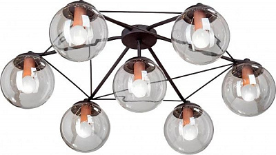 Люстра Vitaluce V4722-1/7PL 7x40 Вт E14 черный 