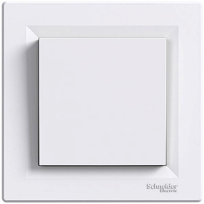 Розетка с заземлением Schneider Electric Asfora 16 А 250 В с крышкой белый EPH3100121