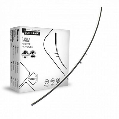 Люстра светодиодная Eurolamp 40 Вт белый LED-LP-40-A34(black) 