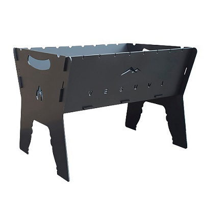 Мангал Vesuvi Company 3 мм 52х38х37 см
