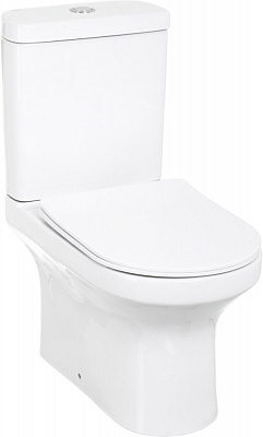 Унитаз-компакт EGO SMART NEW Rimless с сиденьем Duroplast SLIM soft-close