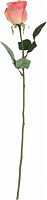 Растение искусственное Роза лососевая 58 см 18