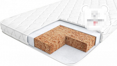 Матрас Bicoconut +8 Baby Veres 120х60 белый 50.4.04 