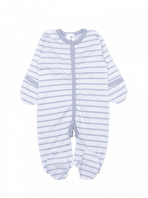 Комбінезон унісекс Bambinelli сірий в смужку р.62 сірий