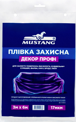 Пленка защитная Mustang Декор Профи 17 мкм 3 x 6 м