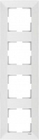 Рамка четырехместная Viko Meridian 85x320 мм вертикальная белый 90979024-WH