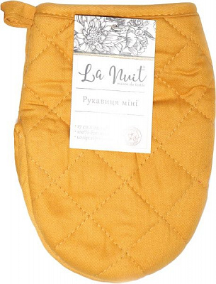 Рукавица мини 17x22,5 см горчичный La Nuit 