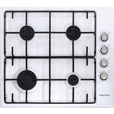 Варочная поверхность газовая Interline TK 4300 WH