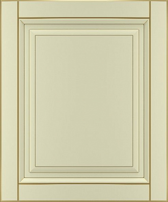 Фасад для кухни Грейд-Плюс Ваниль патинированная золотом №384 713x596 Паюта