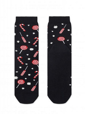 Носки женские Conte New Year 20С-34СП р. 23-25 черный с рисунком 1 пар