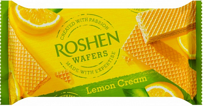 Вафлі Roshen Wafers лимон ВКФ 216 г