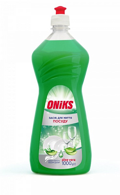Средство для ручного мытья посуды ONIKS алоэ вера 1л