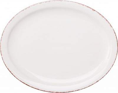 Блюдо овальне Antique White 31 см Bella Vita