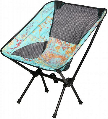 Стул раскладной 58х52х64 см OC00167 бирюза