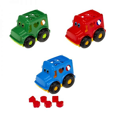 Набор для песочницы Colorplast Сортер Бусик №1 244