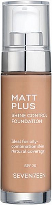 Тональний крем Seventeen Matt Plus Shine Control Foundation №07 30 мл