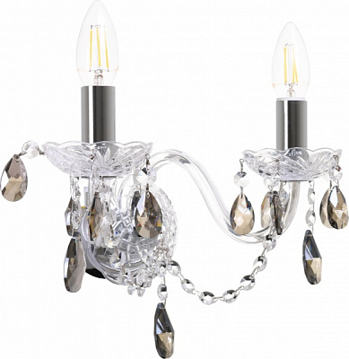 Бра Crystal Life AP801/02-K14СС.SM 2x40 Вт E14 хром 