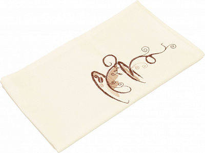 Дорожка Кофе 398-21/00 140x40 см белый с рисунком Эдельвика 