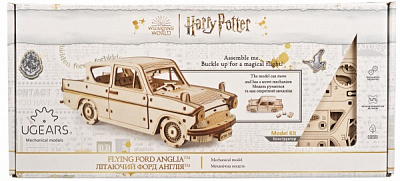 3D-конструктор UGEARS летающий форд Англия 70173