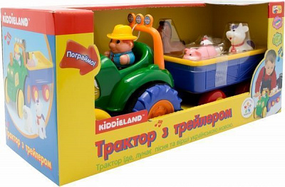 Набір Kiddieland Трактор з трейлером (укр.) 024753